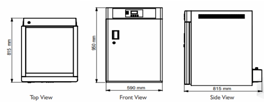 BOD Incubator Diagram